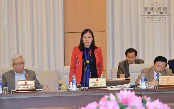 Chủ nhiệm Uỷ ban Tư pháp Lê Thị Nga