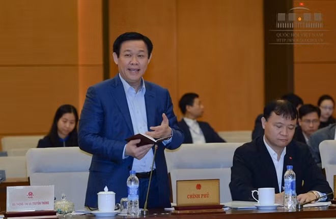Phó Thủ tướng Vương Đình Huệ phát biểu tại phiên họp