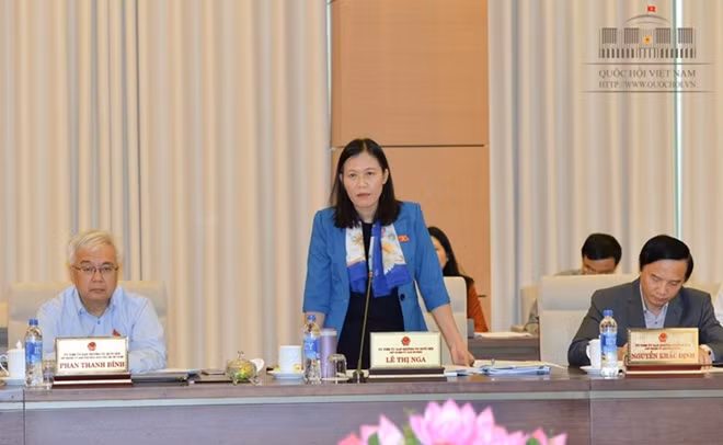Chủ nhiệm Uỷ ban Tư pháp Lê Thị Nga