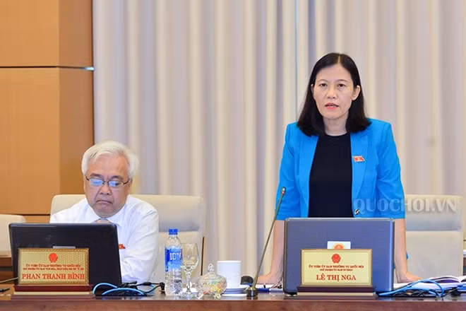 Chủ nhiệm Uỷ ban Tư pháp Lê Thị Nga
