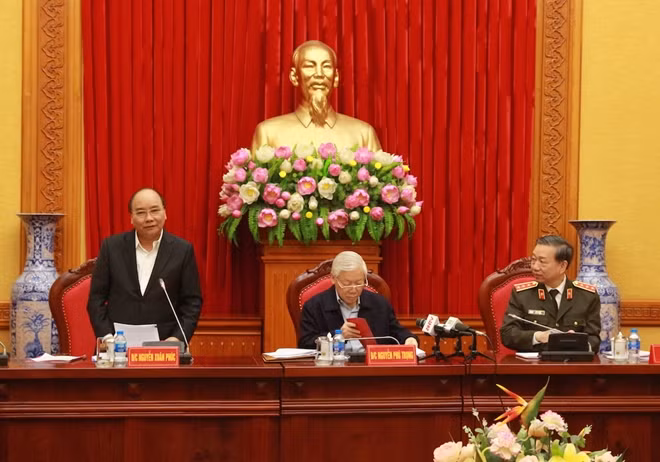Thủ tướng Nguyễn Xuân Phúc phát biểu tại hội nghị