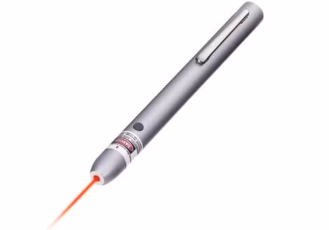 Bút laser di động.