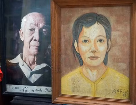 Cụ Bảo và nhạc sĩ, họa sĩ Nguyễn Đình Phúc