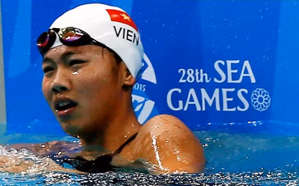 Phá 5 kỷ lục SEA Games 28, Ánh Viên trở thành gương mặt "hot" nhất thể thao Đông Nam Á. Ảnh: Hải Đăng.