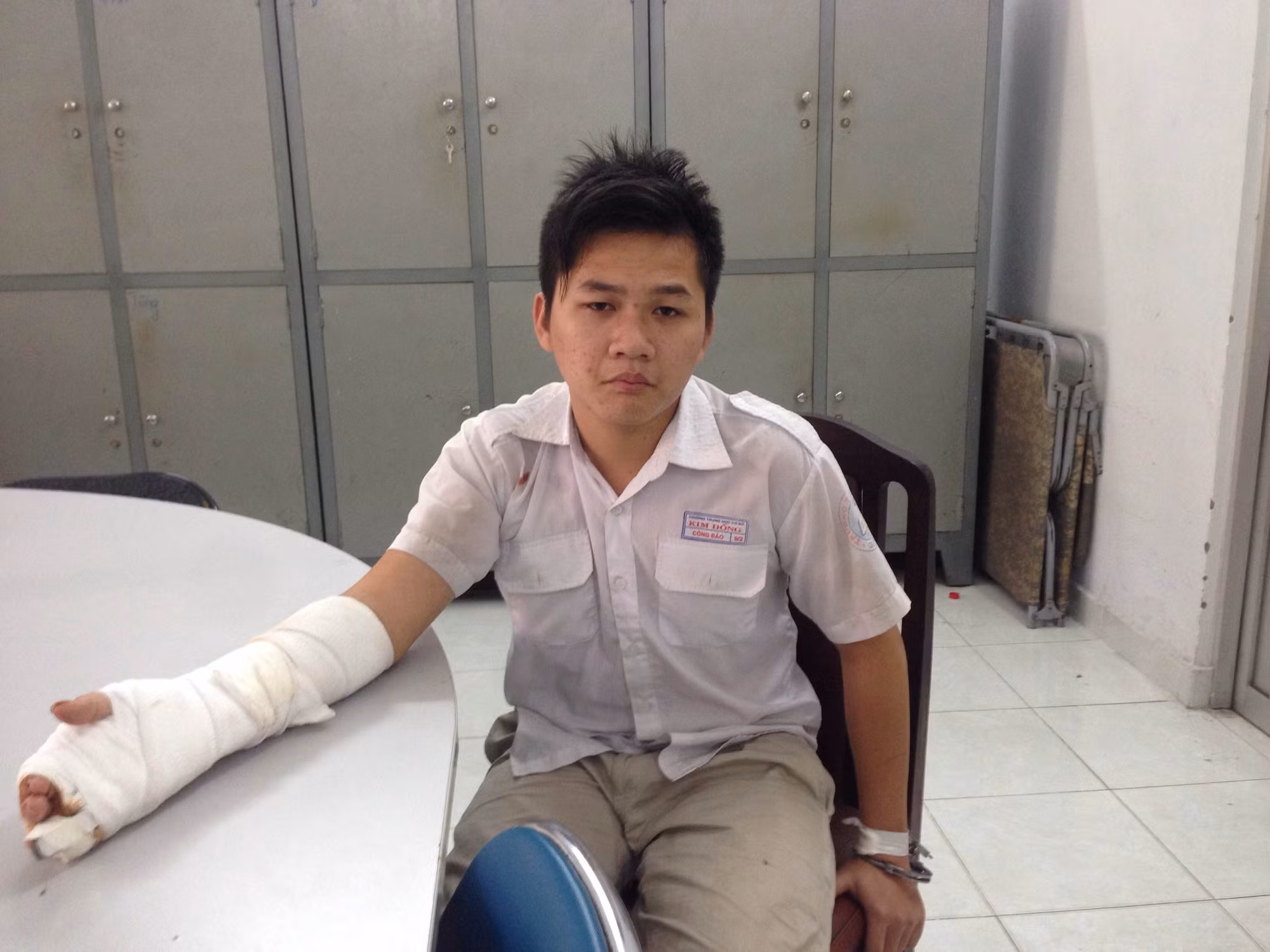 Nguyễn Công Bảo, kẻ thủ ác tuổi 15. Ảnh: Mã Thanh Hải