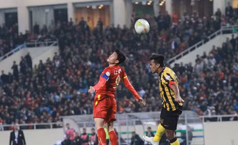 Công Vinh thi đấu rất hay nhưng không thể giúp Việt Nam chiến thắng. Ảnh: VNE.