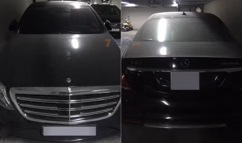 Mercedes-Benz S63 AMG thế hệ mới bị bắt gặp đỗ tại hầm gửi xe Hà Nội với ngoại thất đóng bụi dày đặc. Mercedes-Benz S63 AMG thế hệ mới bị bắt gặp đỗ tại hầm gửi xe Hà Nội với ngoại thất đóng bụi dày đặc.