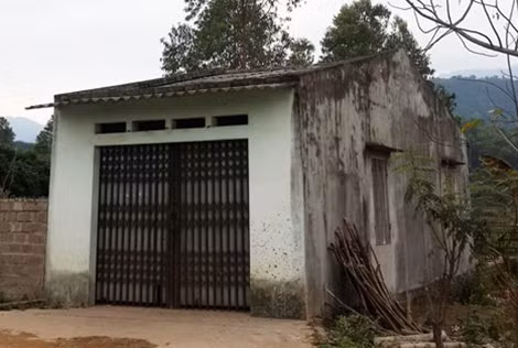 Ngôi nhà - nơi xảy ra vụ việc đau lòng.
