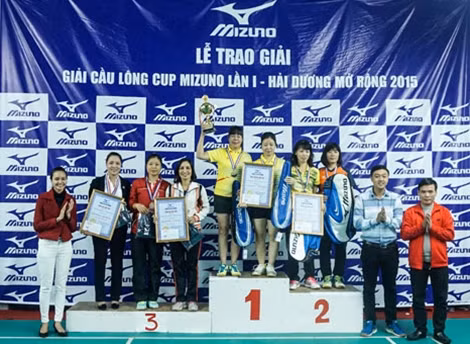 Đôi nữ: 1. Lê Thị Thanh Trà/ Võ Thị Mai Phương (Lotus) 2. Lê Thị Thu Hà/ Trần Thị Thu Hồng (Mizuno) 3. Lê Thị Bích Liên/ Trần Thị Vân (360) 3. Nguyễn Thị Nhặn/ Lê Thị Tấn (Tuấn Anh)