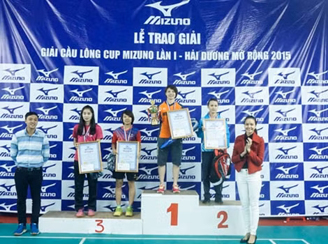 Đơn Nữ: 1. Đặng Thị Kim Ngân (Mizuno) 2. Lê Thị Hương (Lotus) 3. Anol (Sông Cầu) 3. Vi Thị Trang (Flypower)