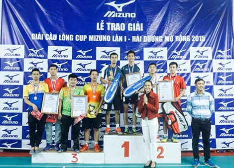 Đôi Nam: 1. Phạm Trung Kiên/ Cao Xuân Nghĩa (Sắc Việt) 2. Lại Thế Ân/ Nghiêm Đình Oánh (Quảnh Ninh) 3. Nguyễn Ngọc Tùng/ Lê Quốc Anh (Flypower) 3. Tạ Đình Thắng/ Trần Ngọc Triệu (Flypower)