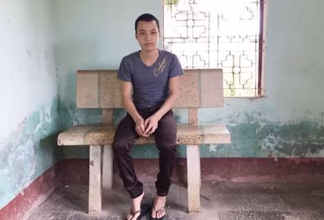 Bùi Ngọc Chính trong trại tạm giam.