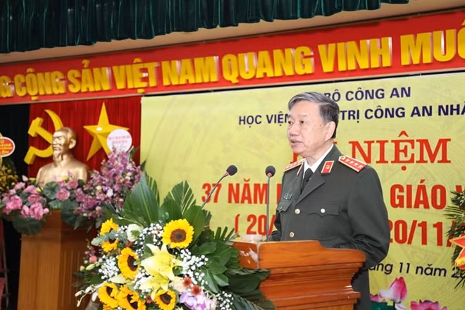 Bộ trưởng Tô Lâm phát biểu chỉ đạo tại lễ kỷ niệm