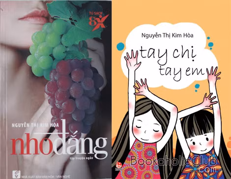 Các tác phẩm đã xuất bản của tác giả Nguyễn Thị Kim Hòa.