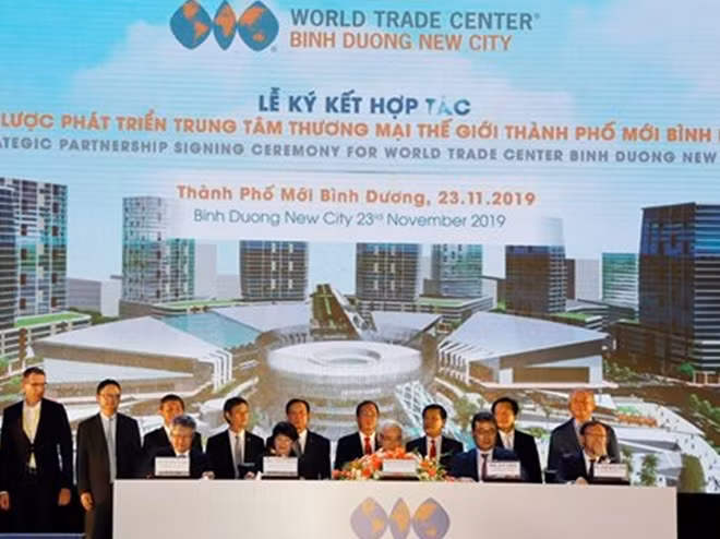 WTC BDNC, Trung tâm Thương mại Thế giới Seoul, COEX, HKTDC, VCCI Việt Nam ký kết hợp tác chiến lược phát triển WTC BDNC