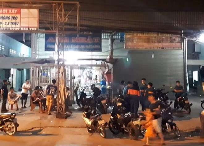 Hiện trường vụ việc (ảnh Đ.T)
