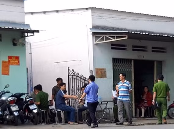 Hiện trường vụ việc (ảnh X.T)