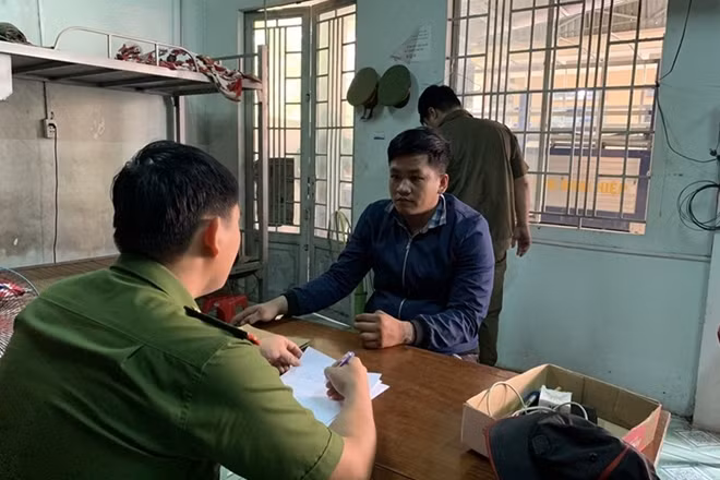 Cơ quan Công an làm việc với đối tượng Lê Tấn Thành