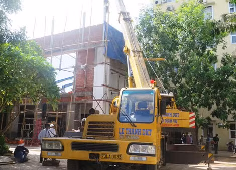 Hiện trường vụ tai nạn.