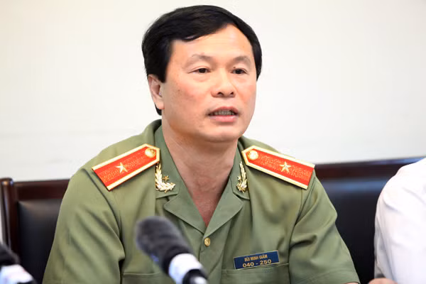Thiếu tướng, PGS.TS Bùi Minh Giám, Cục trưởng Cục đào tạo, Bộ Công an.