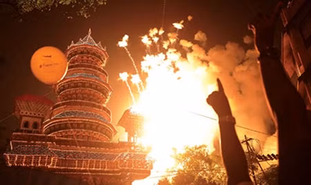 Hiện trường vụ cháy.