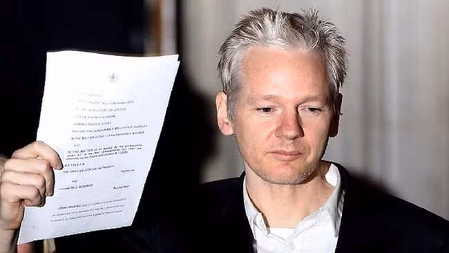 Ông chủ trang web WikiLeaks Julian Assange. Ảnh: Beforeitsnews