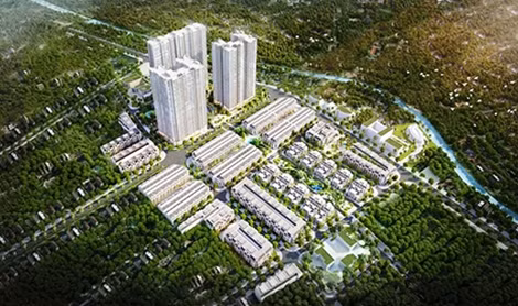 Với diện tích 17,6 ha, Vinhomes Gardenia được quy hoạch như một thành phố đa chức năng thu nhỏ.