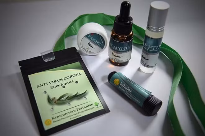 Bộ sản phẩm vòng chống COVID-19 của Indonesia. Ảnh: Bộ Nông nghiệp Indonesia