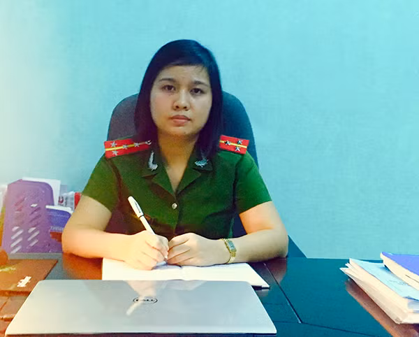 Đại úy Đỗ Thị Hương Giang. Đại úy Đỗ Thị Hương Giang.