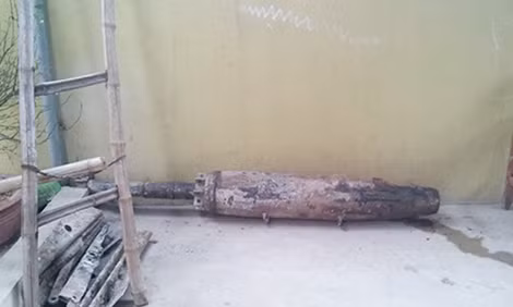 Quả thủy lôi đã được đưa về an toàn.