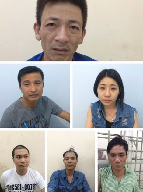 Các đối tượng trong đường dây buôn bán ma túy chuyên sử dụng súng của Tuấn.