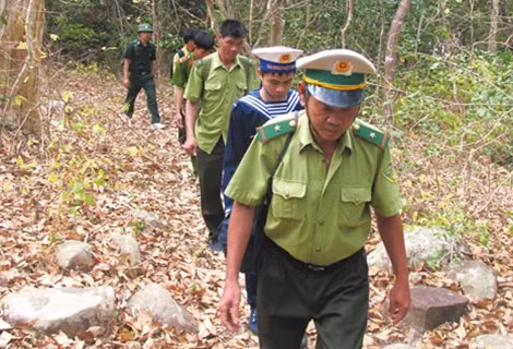Một chuyến tuần tra đầu xuân của kiểm lâm Côn Đảo.