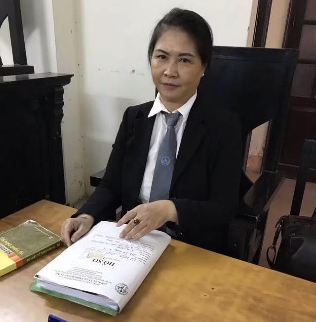 Luật sư Phan Thị Hương Thủy.