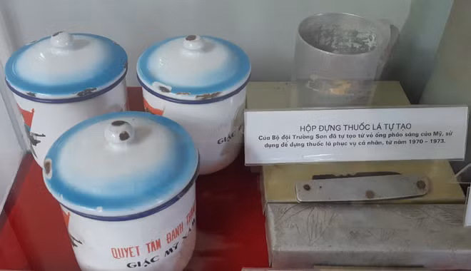 Vật dụng của Bộ đội Trường Sơn những năm đánh Mỹ.