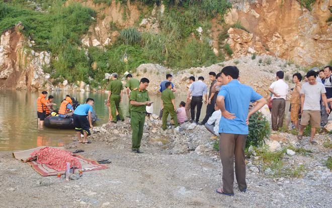 Hiện trường vụ tai nạn.