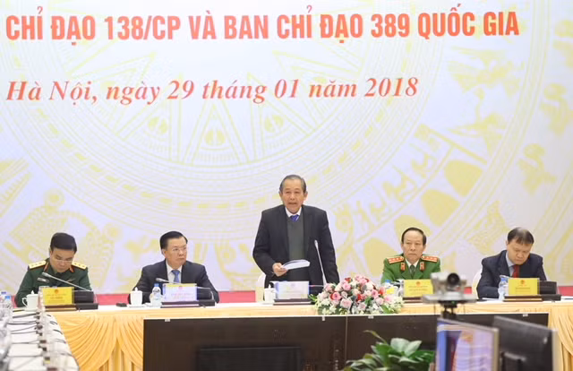 Phó Thủ tướng Thường trực Trương Hòa Bình phát biểu chỉ đạo tại Hội nghị