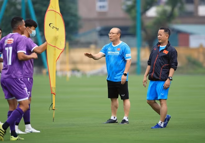 Ông Park đang có những toan tính về lực lượng Đội tuyển Việt Nam. Ảnh: VFF.