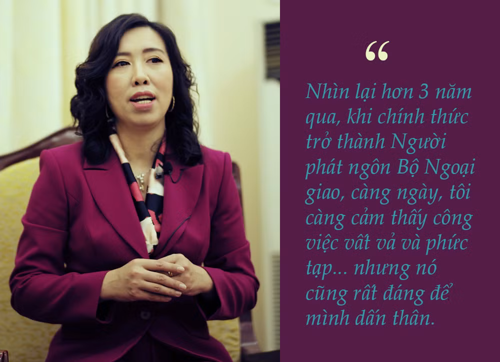 Người phát ngôn Bộ Ngoại giao Việt Nam Lê Thị Thu Hằng: “Tôi đã tập để… không nhăn trán!” ảnh 4