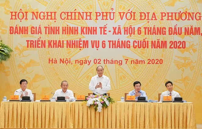 Hội nghị trực tuyến giữa Chính phủ với các địa phương.