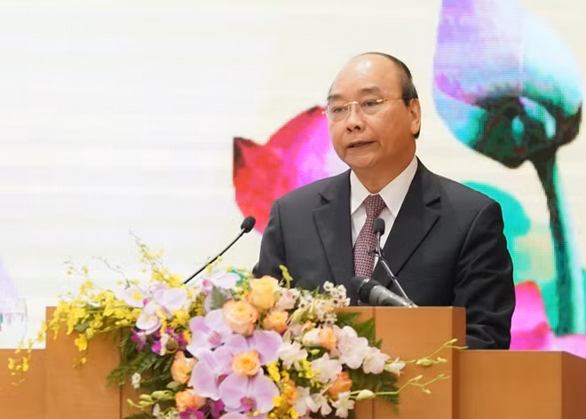Thủ tướng phát biểu tại buổi lễ.