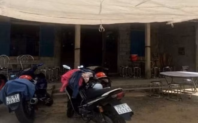Căn nhà nơi xảy ra vụ việc cháu bé con chị Y tử vong bất thường.