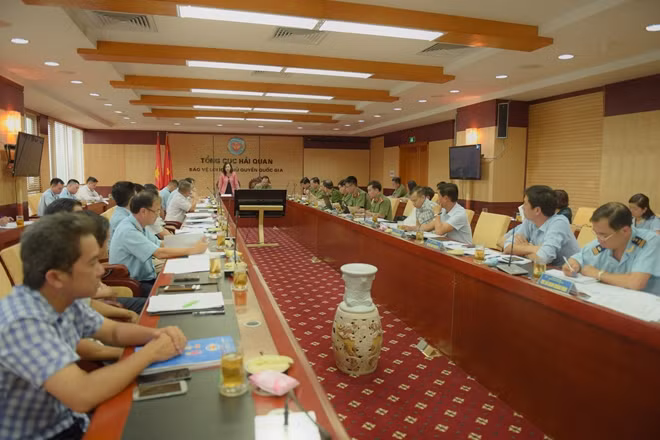 Tại buổi công bố, các đơn vị trong Tổng cục Hải quan đồng tình và thống nhất với kế hoạch thanh tra của Bộ Công an.