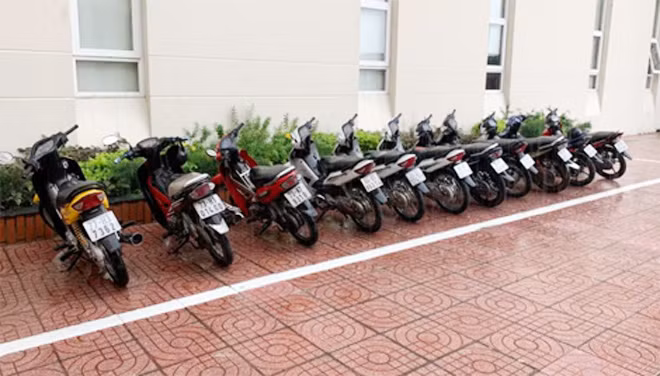 Phương tiện xe máy được các đối tượng sử dụng hoạt động cho vay lãi nặng.