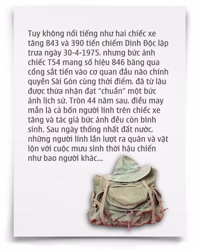 Những người lính thầm lặng trong bức ảnh lịch sử chiếc xe tăng tiến vào Dinh Độc lập ảnh 2