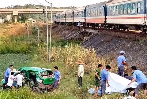 Hiện trường vụ tai nạn.