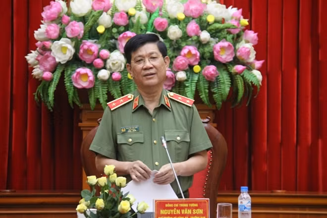 Thứ trưởng Nguyễn Văn Sơn phát biểu tại Hội nghị.