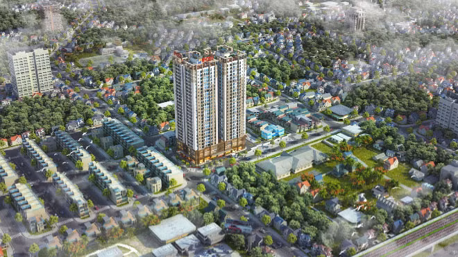 Phối cảnh PCC1 Thanh Xuân.