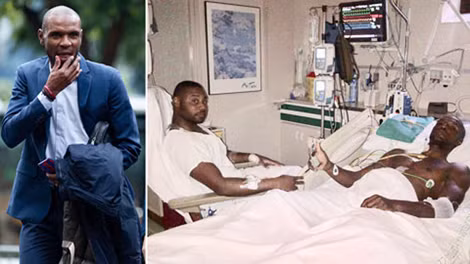 Danh thủ Abidal từng phải ghép gan trong năm 2012.