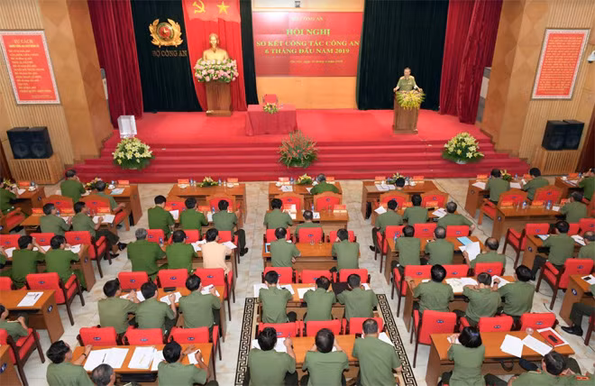 Hội nghị sơ kết công tác công an 6 tháng đầu năm 2019.