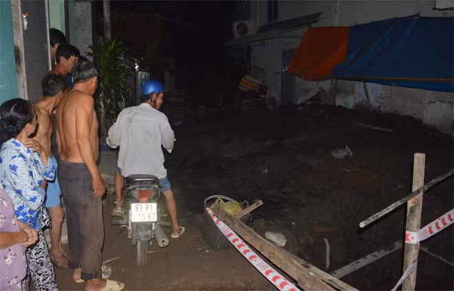 Nơi phát hiện những đoạn xương.